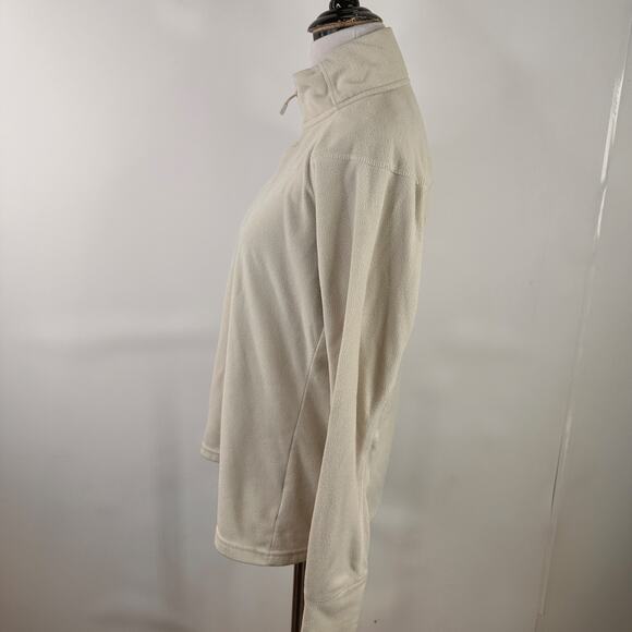 Mountain Hardwear Women's Off White 1/3 Zip Fleece Pullover Size Medium - Picture 6 of 9